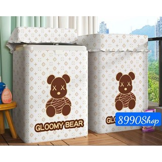 Áo Phủ Máy Giặt Cửa Trên 7 Đến 10kg Chất Liệu Vải Dù Không Thấm Nước Chống Nắng Siêu Bền