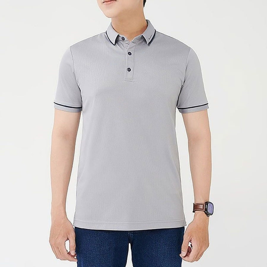 MERRIMAN SALE - Áo Polo Merriman Tay Ngắn Thoáng Mát Co Giãn 4 Chiều, Màu Xám, Xanh Dương, Xanh Ngọc