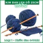 Kim gỗ đan len loại 1, kim gỗ dài 25cm đủ size (2.0-10mm) (1 đôi/2 chiếc) handmade