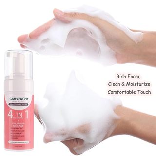 Bộ chăm sóc da Vitamin C Carvenchy dành cho bé gái tuổi teen - Sữa rửa mặt dạng bọt, Serum & Kem dưỡng da, Dưỡng ẩm