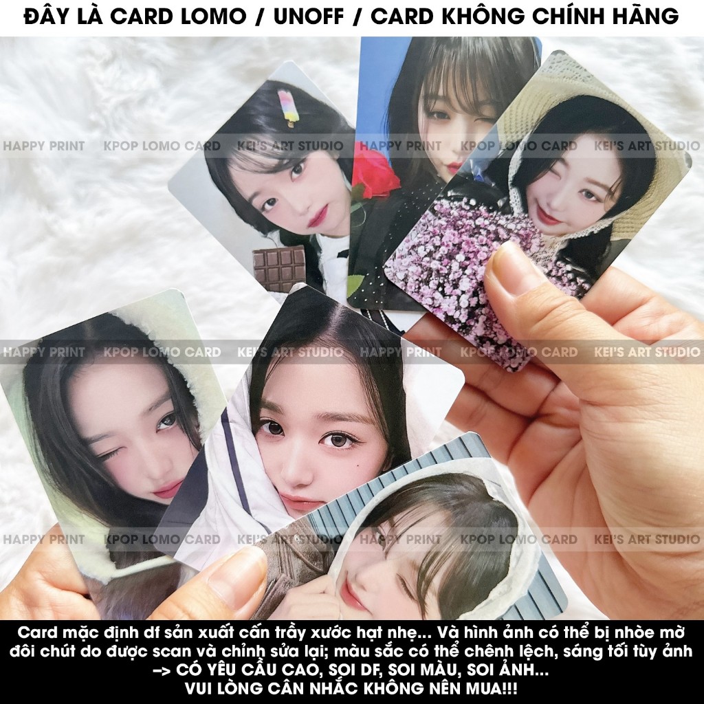 [CARD LOMO  MUA 3 TẶNG 1] Wonyoung Empathy - IVE album thứ 3, photocard, ảnh, photo, card, wony, won, wy, thẻ ảnh thần t