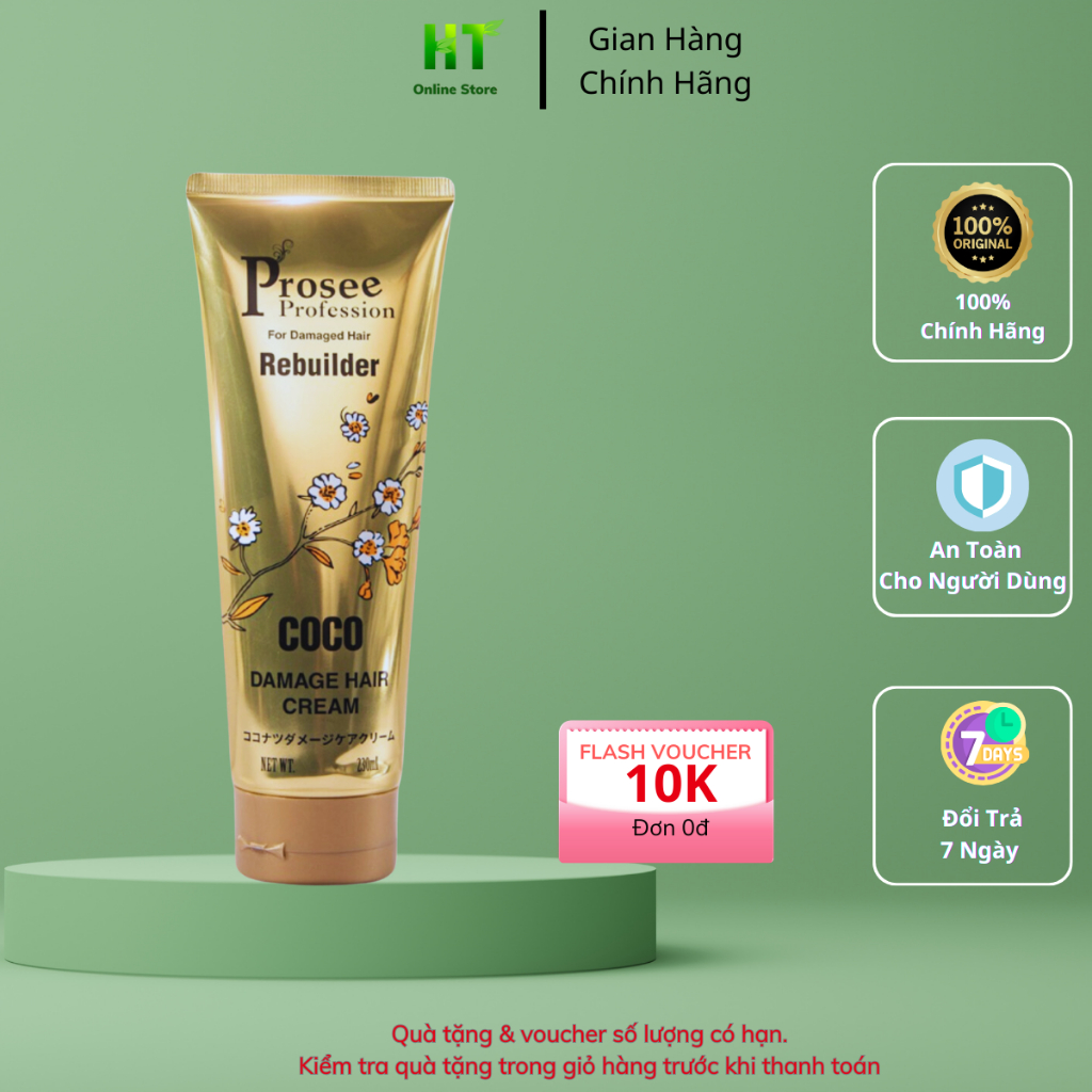 Xả khô Prosee Damaged Hair Rebuilder 250gm dưỡng tóc mềm mượt | Shopee ...