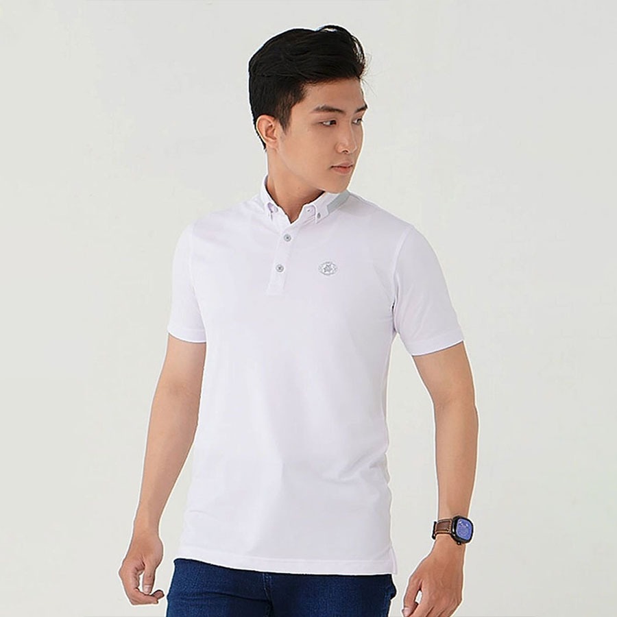 MERRIMAN SALE - Áo Polo Merriman Tay Ngắn Thoáng Mát Co Giãn 4 Chiều, Màu Đen, Trắng, Hồng