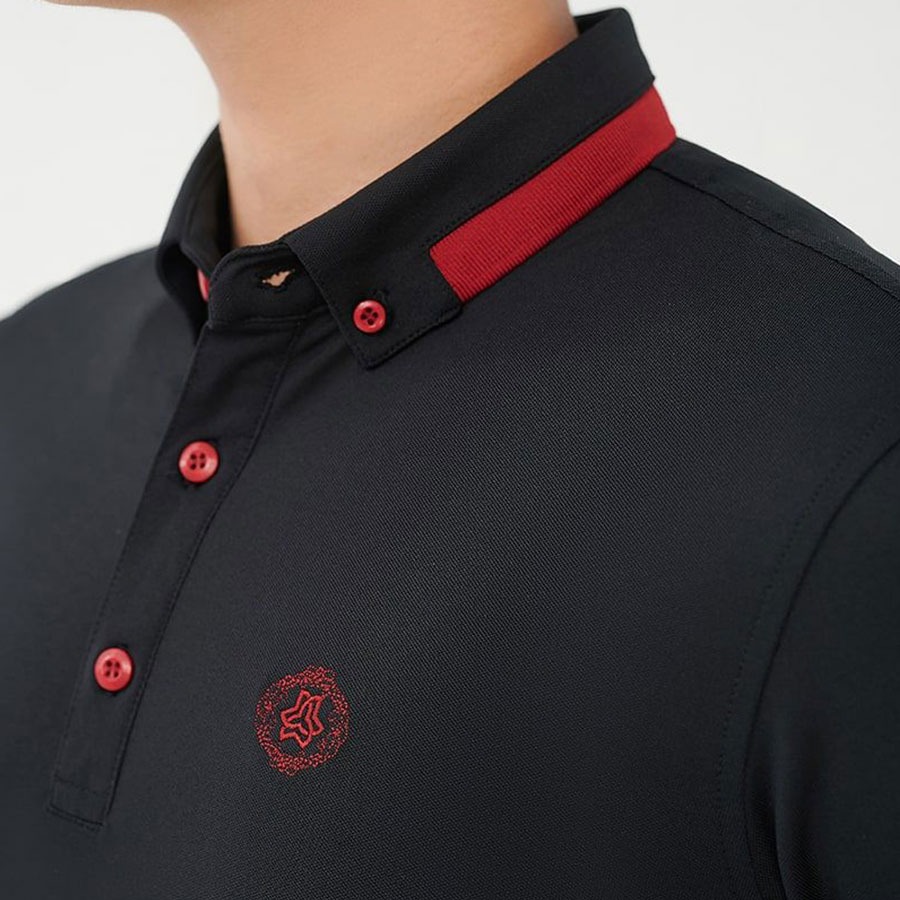 MERRIMAN SALE - Áo Polo Merriman Tay Ngắn Thoáng Mát Co Giãn 4 Chiều, Màu Đen, Trắng, Hồng