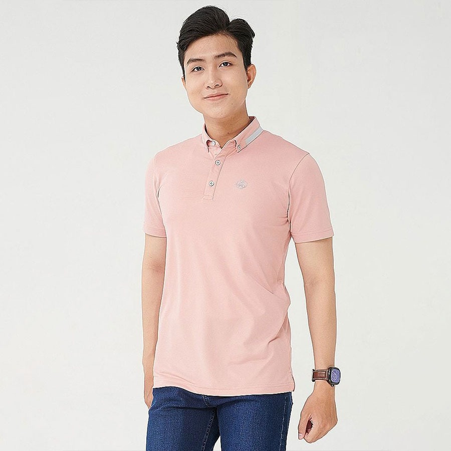 MERRIMAN SALE - Áo Polo Merriman Tay Ngắn Thoáng Mát Co Giãn 4 Chiều, Màu Đen, Trắng, Hồng