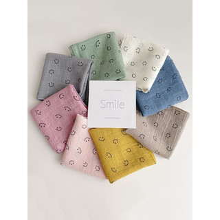 Khăn quàng cổ hình tam giác bằng vải lanh cotton cho trẻ em