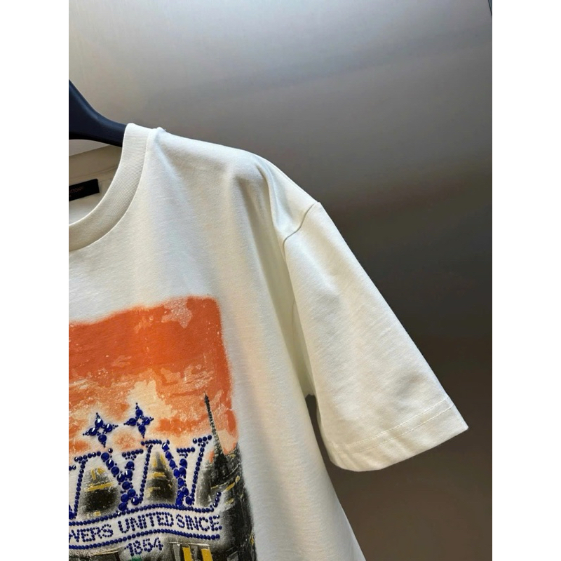 ⚡️[Hight Quality] Áo Phông 1-\/ Cộc Tay Embelis Ready To Wear - Điểm Nhấn Logo Đính Đá Cao Cấp Street Wear Nam Nữ