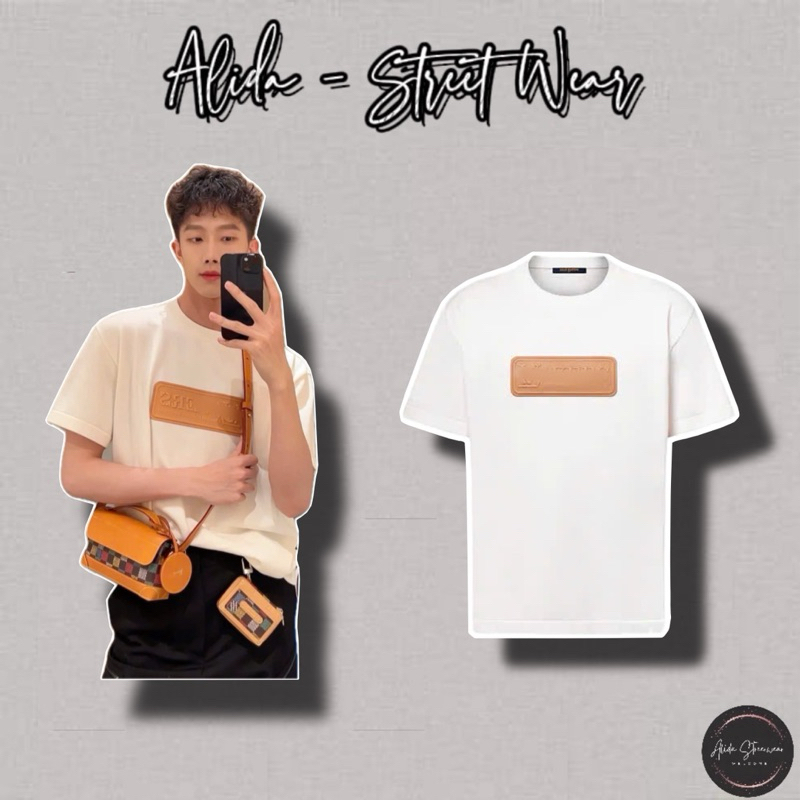 ⚡️[Hight Quality] Áo Phông Len 1-\/ Cộc Tay Patch Ready To Wear - Điểm Nhấn Logo Nâu Thêu Mảng Cao Cấp Qccc Nam Nữ