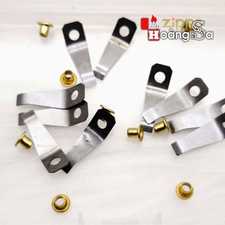 (hỏa tốc) Lưỡi gà vát góc kèm tán (lá mía - Miếng Chặn/Lẫy Chặn) Zippo Đời Số - Linh Kiện Đóng Nắp