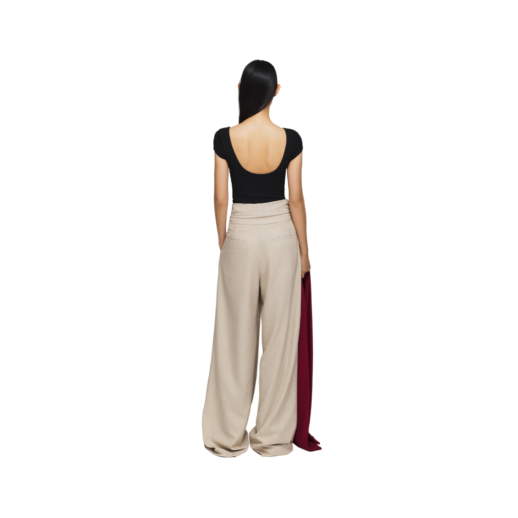 Ảnh làminapparel - CURVED V-NECK TOP 2