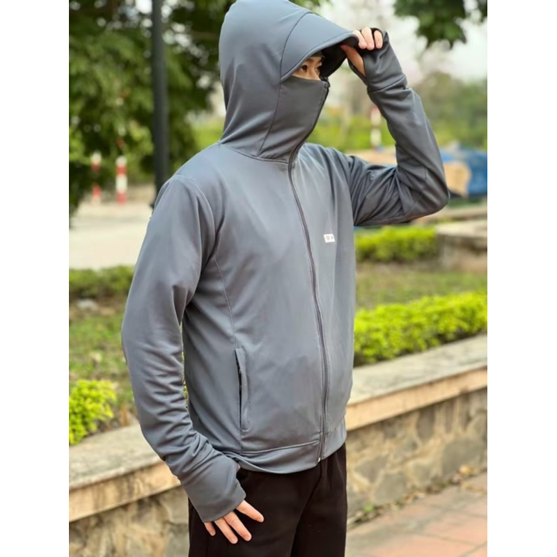 Áo Chống Nắng Nam 2 Lớp Có Lưỡi Trai Che trán