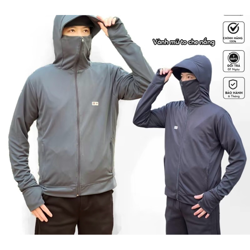 Áo Chống Nắng Nam 2 Lớp Có Lưỡi Trai Che trán