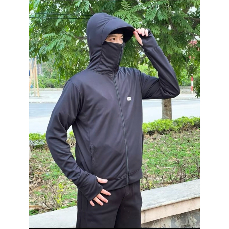 Áo Chống Nắng Nam 2 Lớp Có Lưỡi Trai Che trán