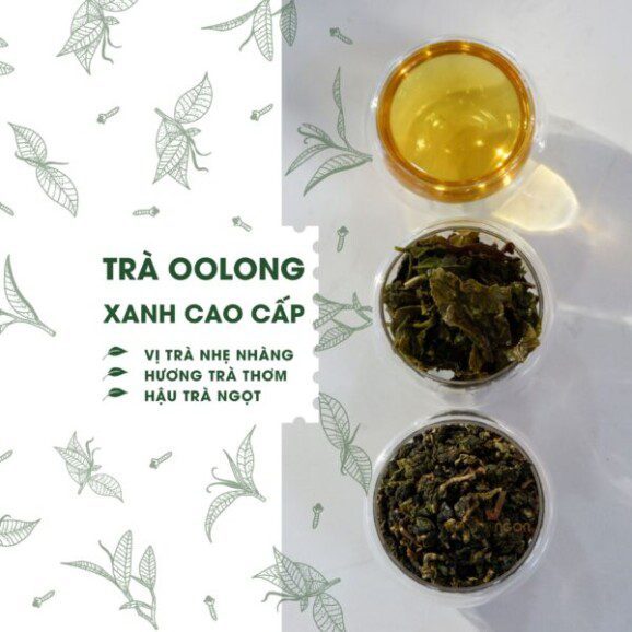 Trà OLong AMI Thơm Đậm Vị 1Kg (Có Gói Chia Lẻ) - Lý Tưởng Cho Pha Trà Sữa, Trà Trái Cây