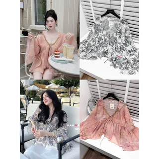 Áo bèo cổ viền đá siêu xinh 💯💝đi CHƠI, đi LÀM sang chảnh, xinh XINH đẹp tuyệt vời !!😘
