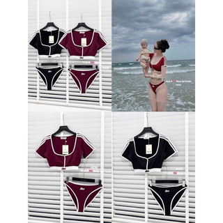 Sét bikini phối viền đi biển cực xinh 💯💝đi CHƠI, đi LÀM sang chảnh, xinh XINH đẹp tuyệt vời !!😘