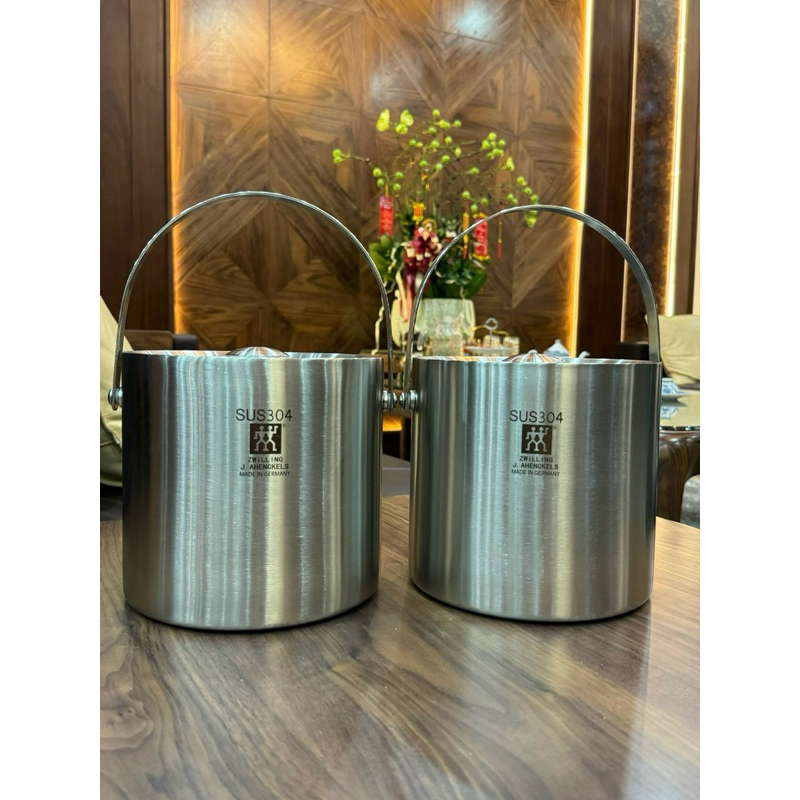 Xô Đựng Đá Dung Tích 3L, Xô Cách Nhiệt 2 Lớp Inox 304 Giữ Lạnh 15-20H
