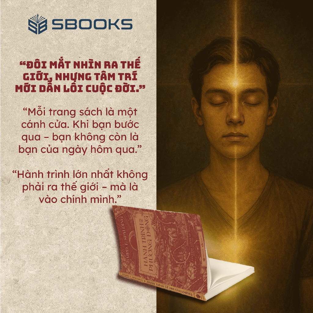 Sách - Combo 2 Cuốn: Hành Trình Về Phương Đông + Ánh Sáng tâm Linh - Sbooks