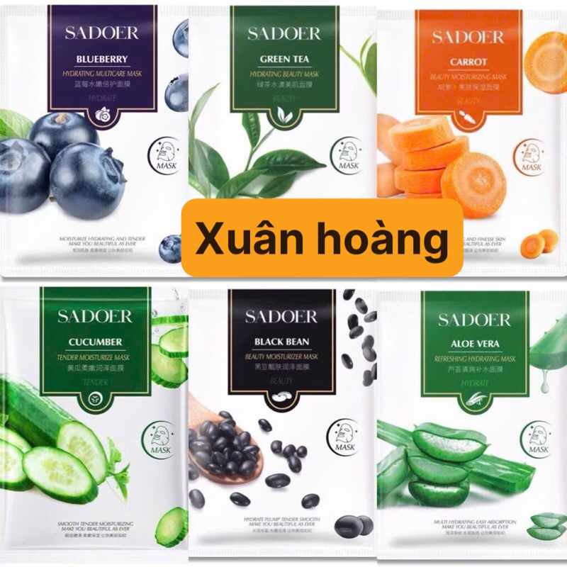Mặt Nạ Dưỡng Da Cao Cấp. Giúp Cấp Ẩm, Sáng Da, Mờ Thâm, Da Đều Màu. 25g/gói