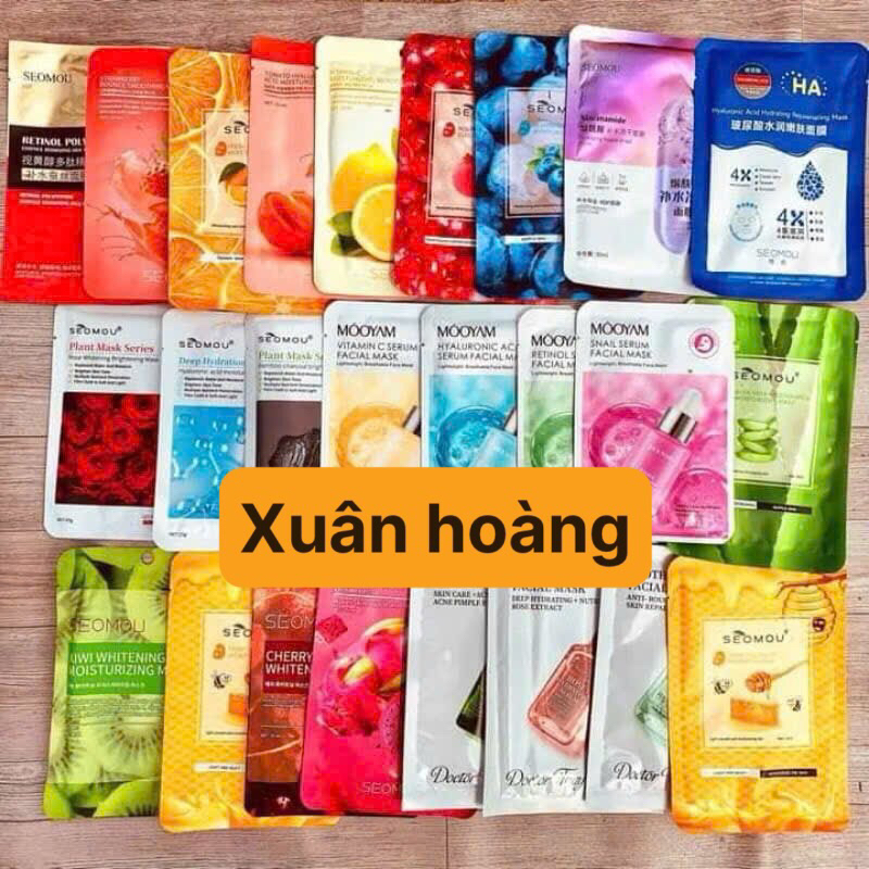 Mặt Nạ Dưỡng Da Cao Cấp. Giúp Cấp Ẩm, Sáng Da, Mờ Thâm, Da Đều Màu. 25g/gói