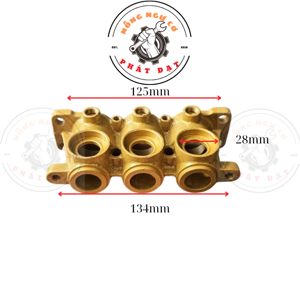 Xi lanh đầu máy rửa xe 1HP CHÍNH HÃNG, đúc gang ngyên khối, chống rỉ sét, mài mòn