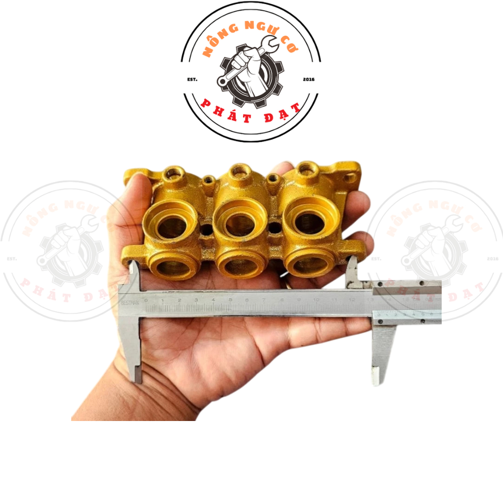 Xi lanh đầu máy rửa xe 1HP CHÍNH HÃNG, đúc gang ngyên khối, chống rỉ sét, mài mòn