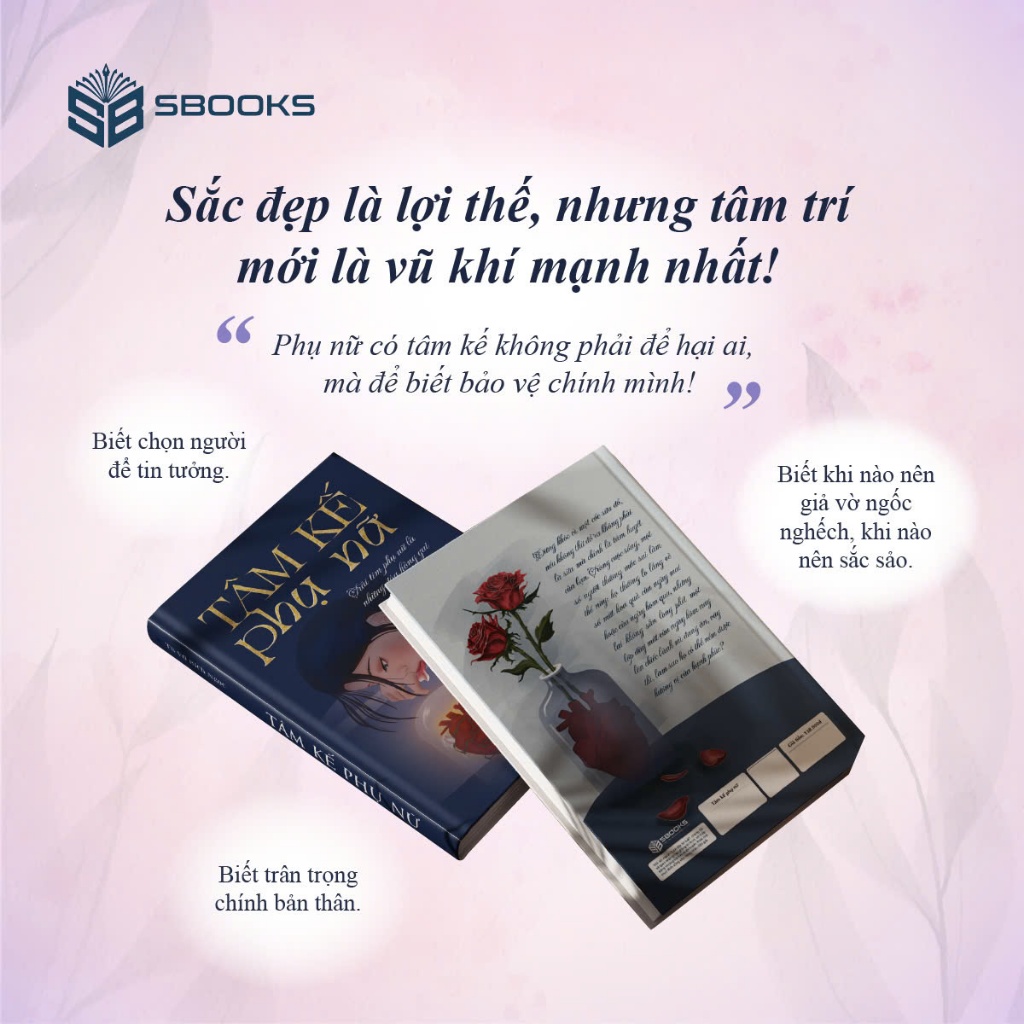 Sách - Combo 2 Cuốn - Tâm Kế Phụ Nữ & Hãy Yêu Bằng Lý Trí - Sbooks Store