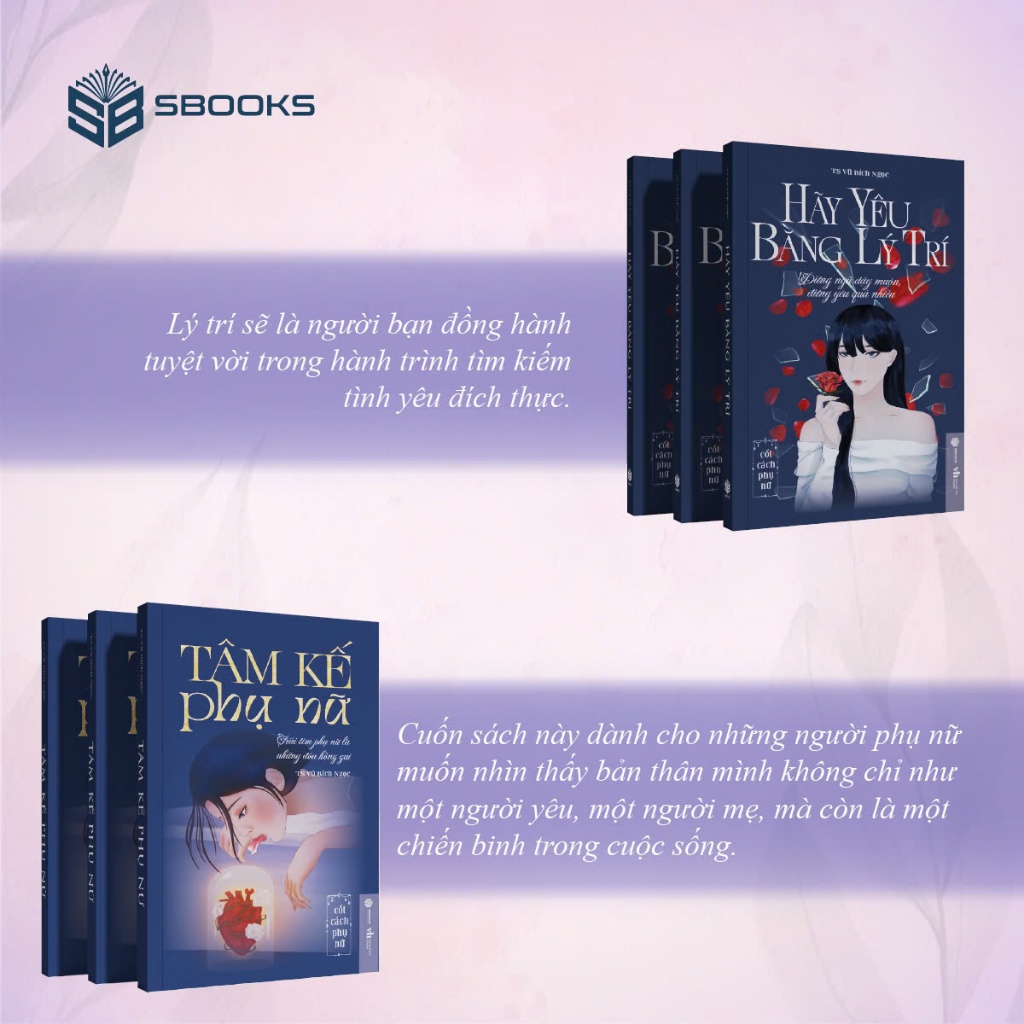 Sách - Combo 2 Cuốn - Tâm Kế Phụ Nữ & Hãy Yêu Bằng Lý Trí - Sbooks Store
