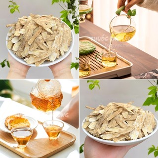 Trà hoàng kỳ 100g, hoàng kỳ khô, thái phiến mỏng, to, thơm đẹp, dùng pha trà, hầm canh - Lãn Ông