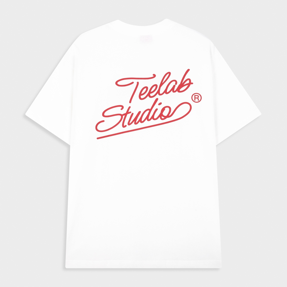 Ảnh Áo Thun Thêu Teelab Basic Logo Form Rộng 8 Màu Hot Trend Unisex Local Brand TS324 3