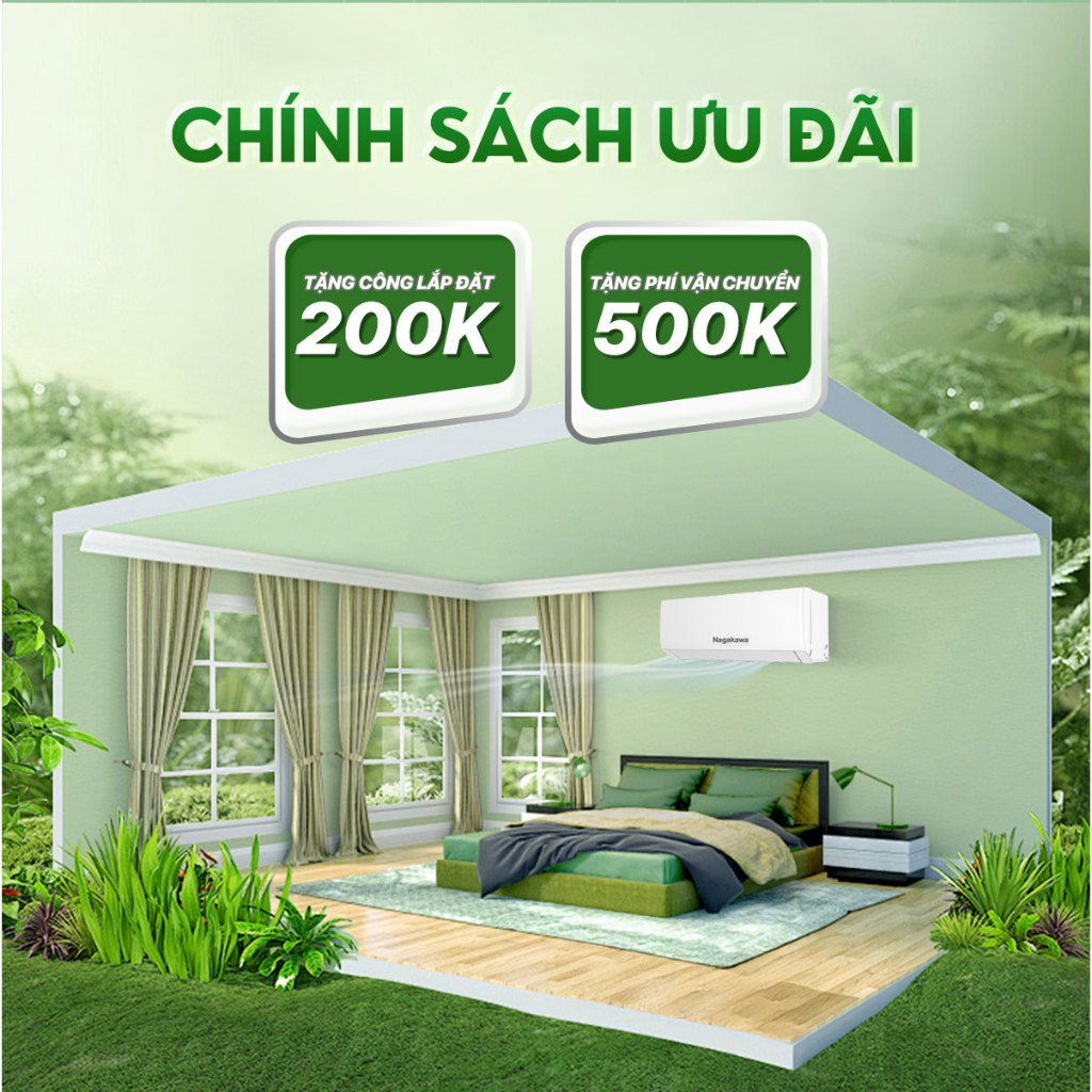 Ảnh Máy lạnh/ Điều hòa inverter 1.5HP Nagakawa NIS-C12R2U51, làm lạnh nhanh, bảo hành 2 năm, xuất xứ Malaysia 3