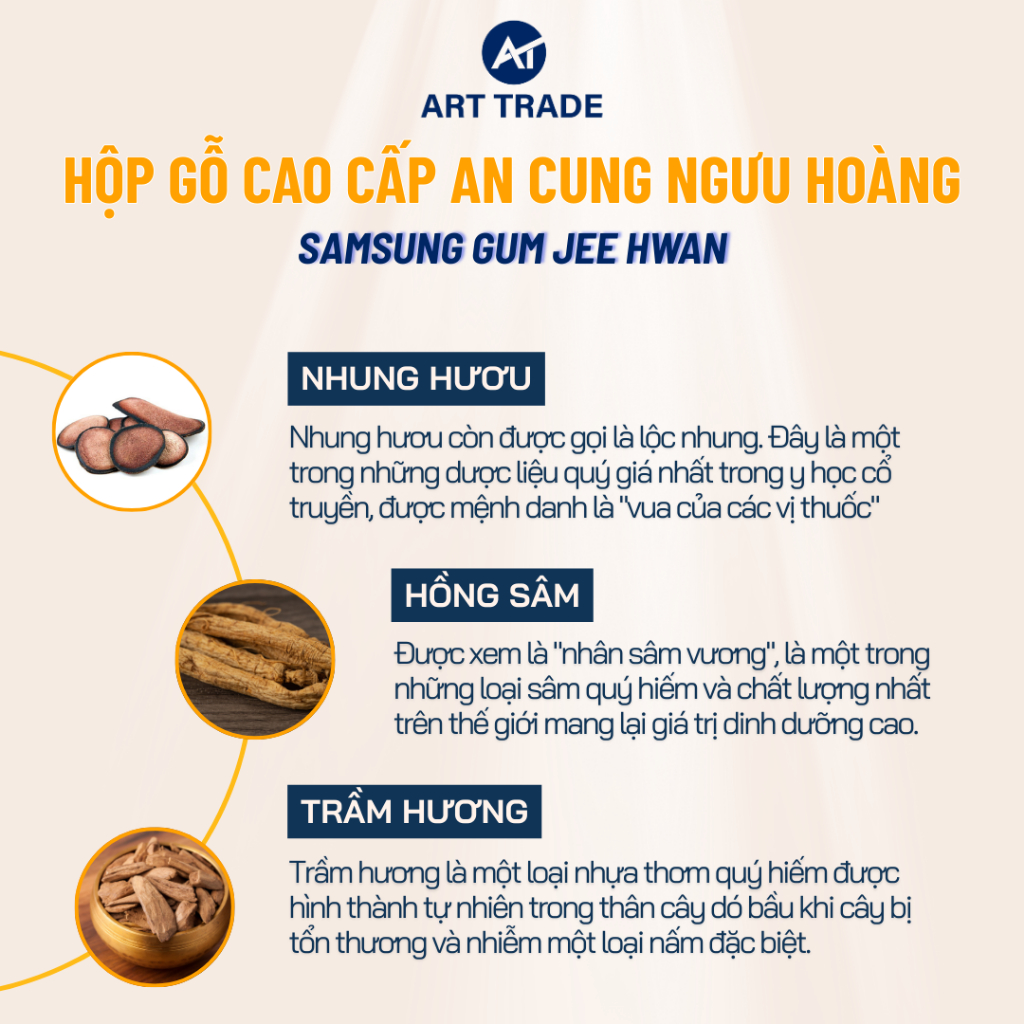 An Cung Ngưu Hoàng Hoàn Samsung Gum Jee Hwan 60v Bổ Não Ngăn Ngừa Tai Biến Đột Quỵ Quà Tặng Cao Cấp
