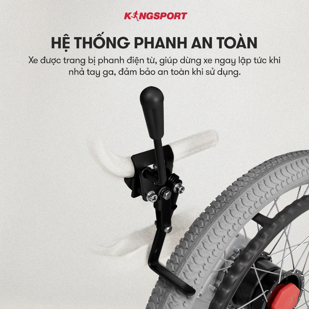 CHỈ GIAO MIỀN NAM | [TẶNG KÈM PIN, SẠC] Xe lăn điện KINGSPORT KINGMEDIC XLD4 tải trọng đến 120kg