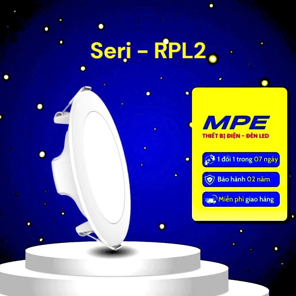 [MPE] Đèn Led âm trần MPE Seri RPL2 6W - 9W - 12W -18W Bảo hành chính ...