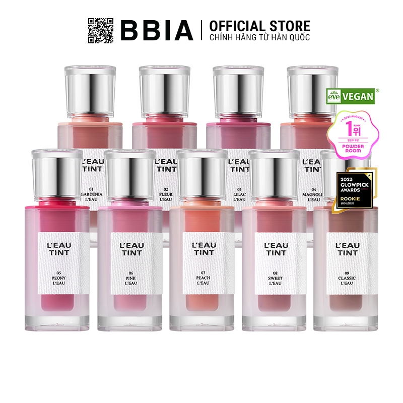 Ảnh Son tint bóng Thuần Chay Bbia Leau Tint (7 màu) 4.5g Bbia Official Store 2