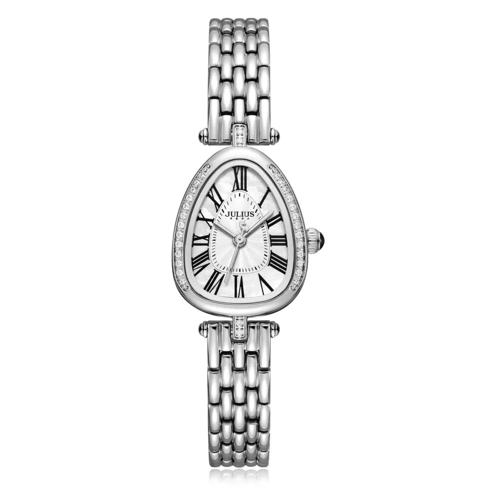 Đồng Hồ Nữ JA-1526 Julius Hàn Quốc (4 Màu) dây da cao cấp