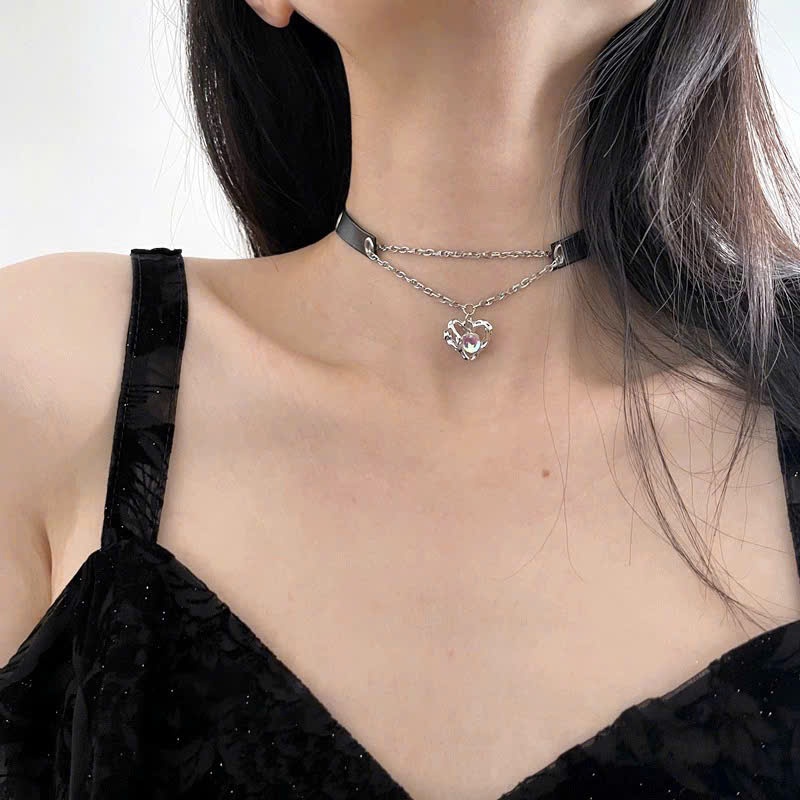 Choker vòng cổ ôm sát dây chuyền ngắn phong cách Y2K ngọt ngào mát mẻ phụ kiện trang sức nữ | BigBuy360 - bigbuy360.vn