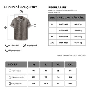 Áo Sơ Mi nam cộc tay Kẻ sọc Kelly Chất Đũi thô thoáng mát chống nhăn form rộng hằng ngày đi chơi đi biển Avocado