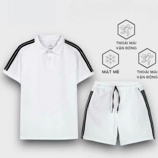 Bộ Thể Thao Mùa Hè Thun Nam HYOGO, Set Đồ Co Giãn 4 Chiều, Thấm Hút Mồ Hôi, Bền Đẹp BHN46