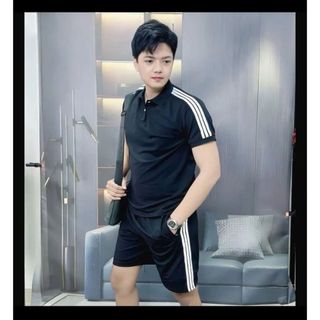 Bộ Thể Thao Mùa Hè Thun Nam HYOGO, Set Đồ Co Giãn 4 Chiều, Thấm Hút Mồ Hôi, Bền Đẹp BHN46