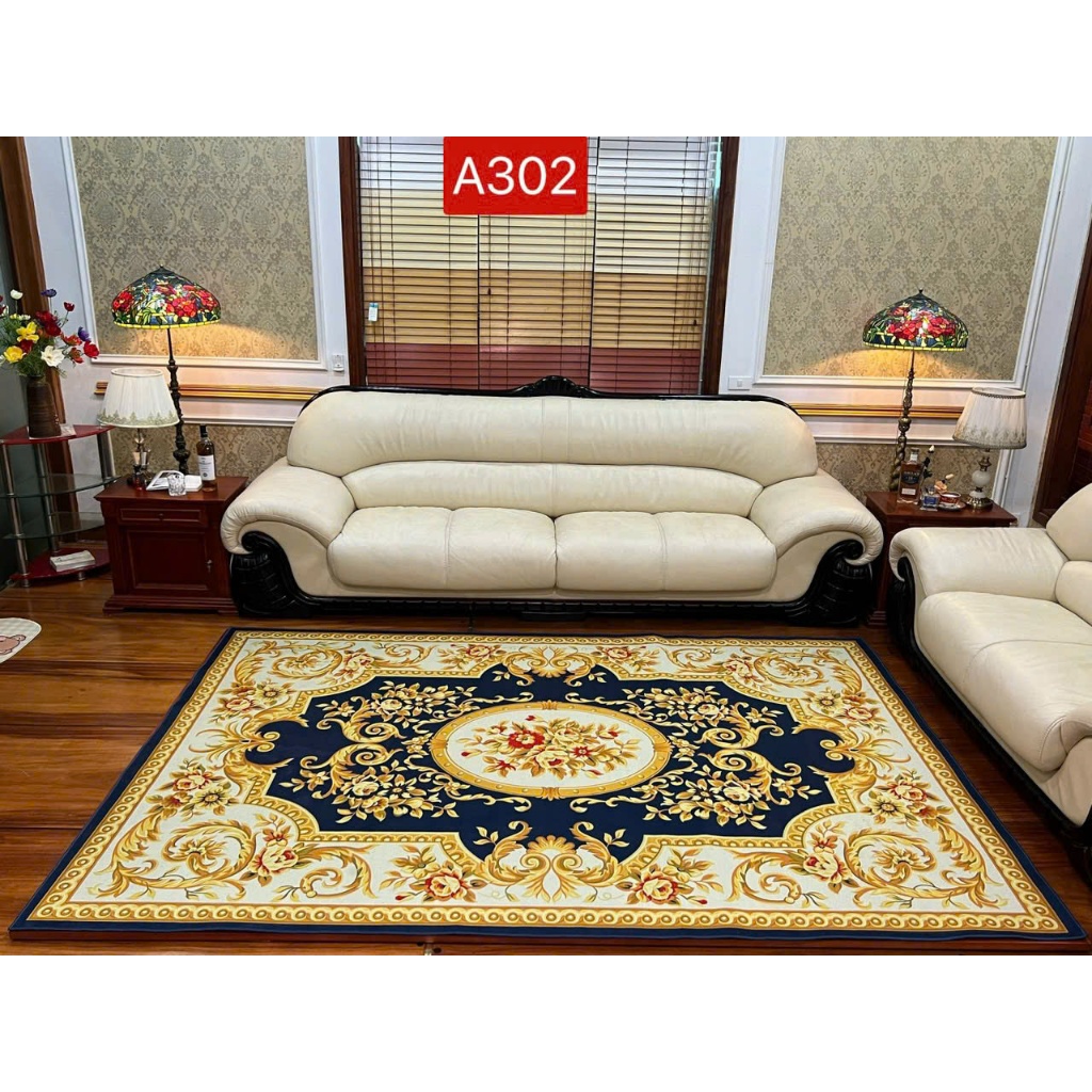 Thảm Bali Trải Phòng Khách, Thảm Trải Sàn Cổ Điển Họa Tiết Cực Bắt Mắt (2) - MemminCarpet - THB03