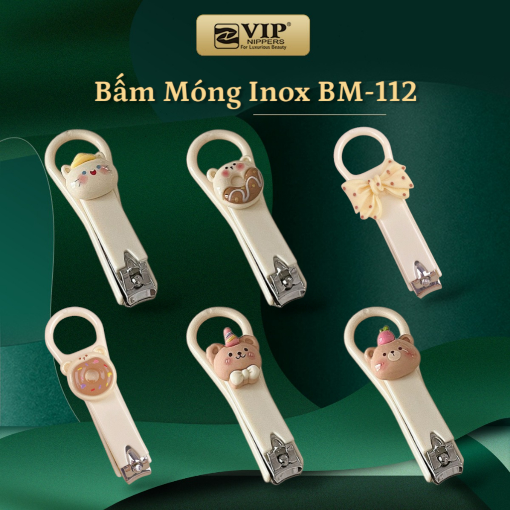 Bấm Móng Inox BM-112 (Siêu Cute, Dành Cho Trẻ Em)