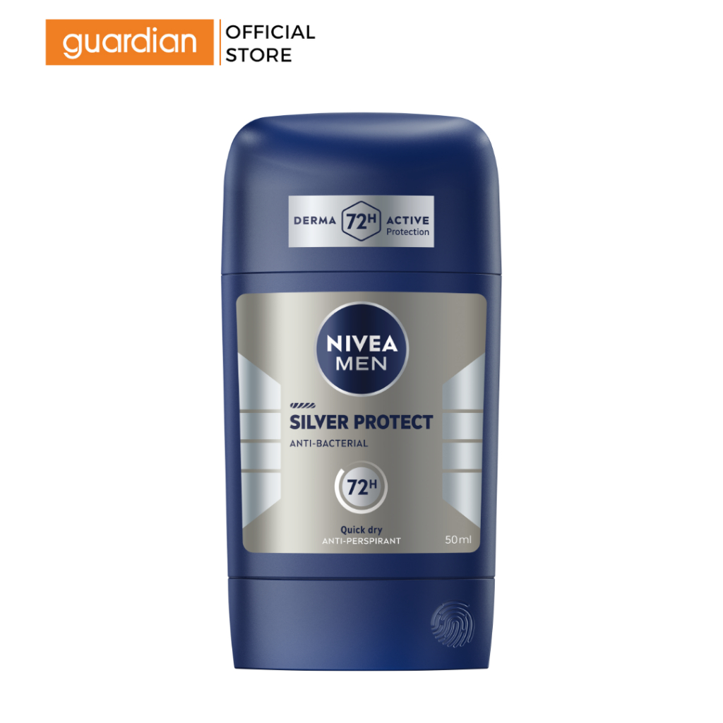 Sáp Khử Mùi Nam Nivea Men Sliver Protect Phân Tử Bạc 50Ml