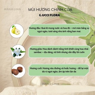 Nước Hoa Nữ Hana Lina G.ucci Flora ( chai chiết 10ml)– Hương Hoa Tươi Mát, Quyến Rũ, lưu hương lâu suốt 24h