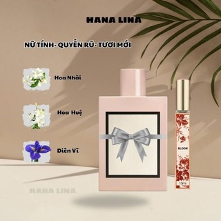Nước hoa GU.CCC BLOOM hana lina (chai chiết 10ml) – Hương hoa tinh khiết, cuốn hút mọi ánh nhìn lưu hương lâu 24h