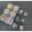 Sét 6 ô nhũ rắc ẩn nail ( mix hoa ,tim ,bướm.)