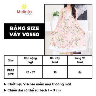 [XẢ KHO GIÁ SỐC] Váy đầm ngủ hai dây phối ren dễ thương mặc nhà vải Cotton lụa tự nhiên MEV0550