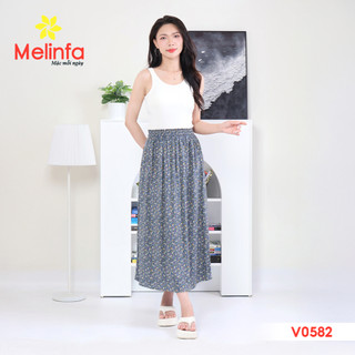 [XẢ KHO GIÁ SỐC] Chân váy nữ mặc mùa hè  thoáng mát vải Viscose tự nhiên mềm mại mã MEV0582