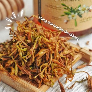 Hoa Đu Đủ Đực Ngâm Mật Ong Hoa Nhãn OCOP 4 Sao Lạc Yên Foods, hoa đu đủ đực sấy tươi thiên nhiên