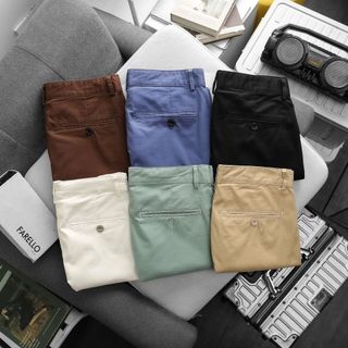 Quần short Kaki nam form regular cao cấp, co giãn thoải mái - OCT LABEL
